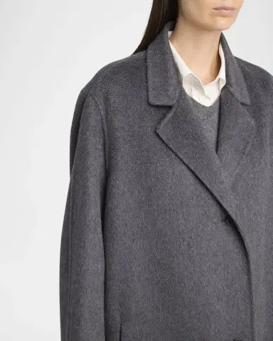 The Row Gustaf Cashmere-Silk Single-Breasted Coat | Thumbnail 5 The Row Gustaf Cashmere-Silk Single-Breasted Coat | Thumbnail 5