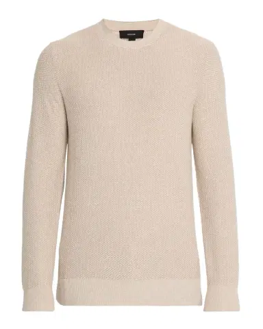 Vince Men's Geometric Jacquard Sweater | Thumbnail 1 Vince Men's Geometric Jacquard Sweater | Thumbnail 1