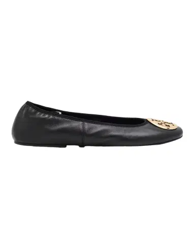 Tory Burch Reva Travel Leather Ballet Flats | Thumbnail 1 Tory Burch Reva Travel Leather Ballet Flats | Thumbnail 1