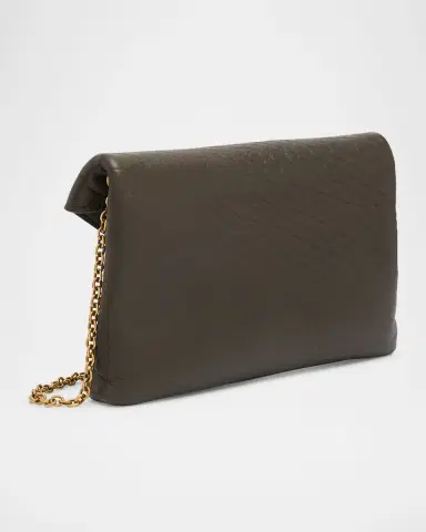 Saint Laurent Cassandre Small Grain Leather Pouch Shoulder Bag | Thumbnail 3 Saint Laurent Cassandre Small Grain Leather Pouch Shoulder Bag | Thumbnail 3