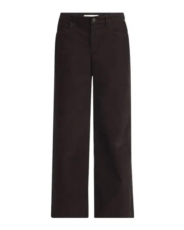 Eglitta Corduroy Straight-Leg Pants