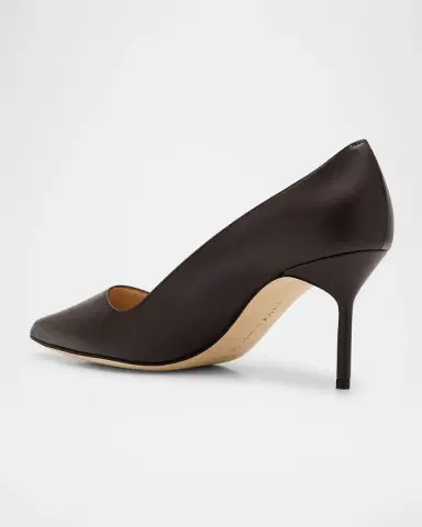 Manolo Blahnik BB 70mm Lambskin Stiletto Pumps | Thumbnail 4