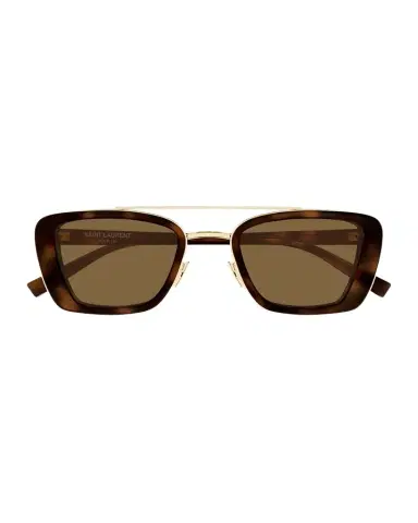 Saint Laurent 50mm Acetate & Metal Rectangular Sunglasses | Thumbnail 1