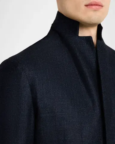 Sartorio Men's Single-Breasted Textured Wool Blazer | Thumbnail 7