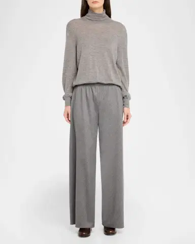 The Row Gala Wool Wide-Leg Pull-On Pants | Thumbnail 2