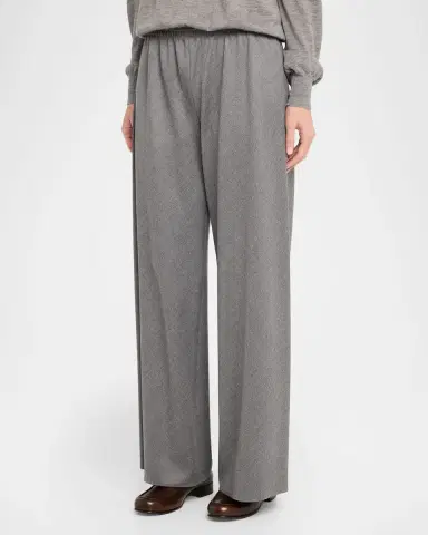 The Row Gala Wool Wide-Leg Pull-On Pants | Thumbnail 4