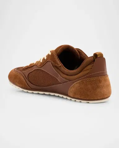 Tory Burch Field Leather and Suede Low-Top Sneakers | Thumbnail 2