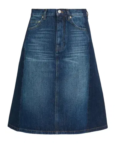 Marc Jacobs Two-Tone Denim Midi Skirt | Thumbnail 1