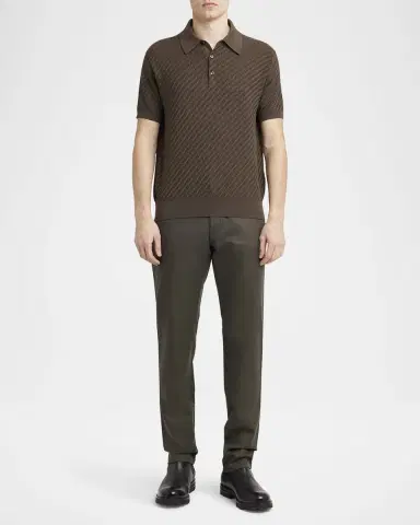 Brioni Men's Slim Twill Five-Pocket Pants | Thumbnail 2 Brioni Men's Slim Twill Five-Pocket Pants | Thumbnail 2