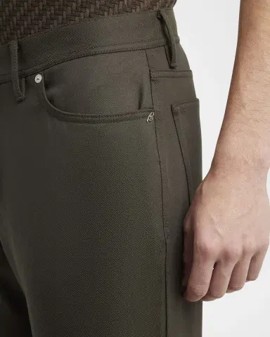 Brioni Men's Slim Twill Five-Pocket Pants | Thumbnail 5 Brioni Men's Slim Twill Five-Pocket Pants | Thumbnail 5