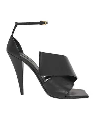Givenchy Twisted Ribbon Leather Sandals | Thumbnail 1