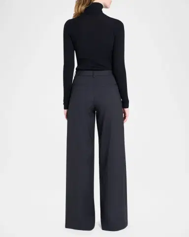 TWP Rib-Knit Wool Turtleneck Sweater | Thumbnail 3 TWP Rib-Knit Wool Turtleneck Sweater | Thumbnail 3