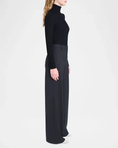 TWP Rib-Knit Wool Turtleneck Sweater | Thumbnail 6 TWP Rib-Knit Wool Turtleneck Sweater | Thumbnail 6