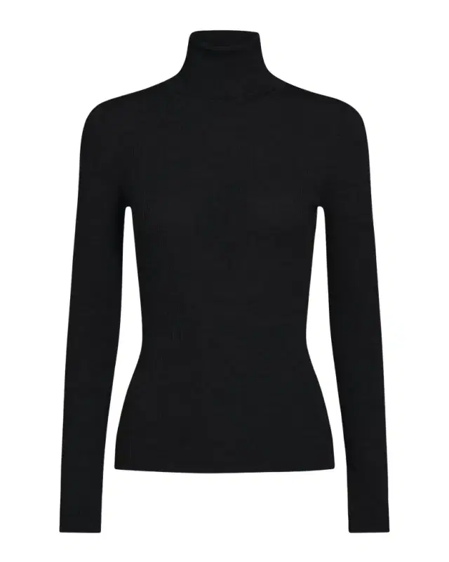 TWP Rib-Knit Wool Turtleneck Sweater