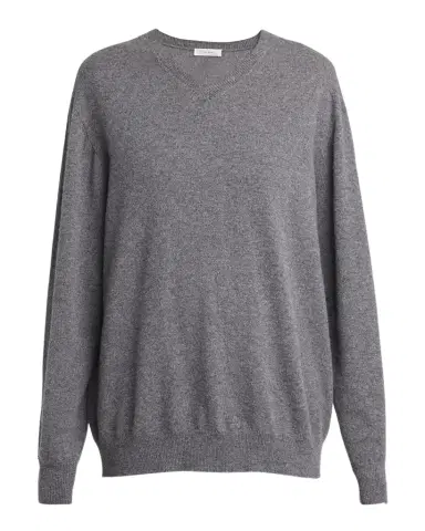 The Row Ligeia V-Neck Cashmere Sweater | Thumbnail 1 The Row Ligeia V-Neck Cashmere Sweater | Thumbnail 1