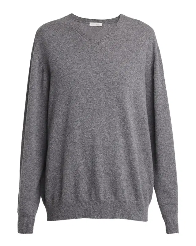 THE ROW Ligeia V-Neck Cashmere Sweater