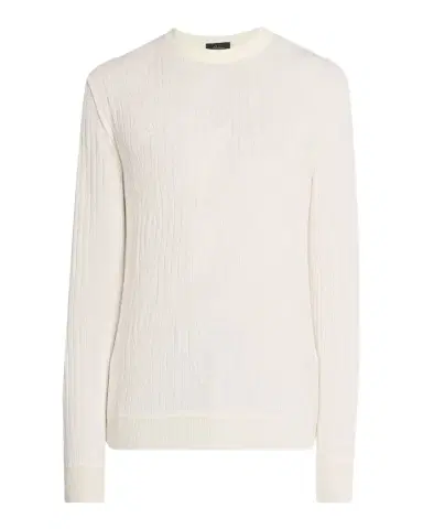 Brioni Men's Wool and Cashmere Cable Knit Crewneck Sweater | Thumbnail 1