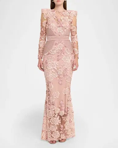 ZHIVAGO The Beginning Floral Lace Gown | Thumbnail 2