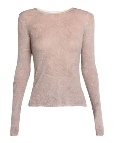 TSE Cashmere Cashmere Sheer Abstract-Print Top | Thumbnail 1 TSE Cashmere Cashmere Sheer Abstract-Print Top | Thumbnail 1