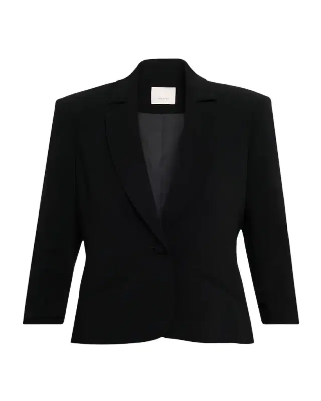 Cinq a Sept Khloe Petite Cropped 3/4-Sleeve Blazer