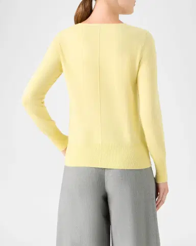 Akris V-Neck Cashmere Sweater | Thumbnail 3