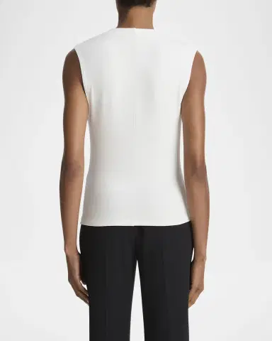 Vince Draped Cowl-Neck Top | Thumbnail 3