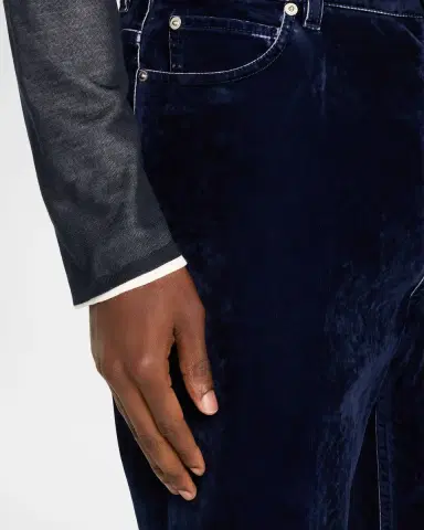 Ferragamo Men's Bleached-Effect Straight Leg Five-Pocket Pants | Thumbnail 5 Ferragamo Men's Bleached-Effect Straight Leg Five-Pocket Pants | Thumbnail 5