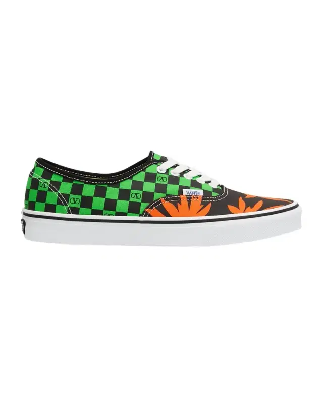 Valentino Garavani x Vans Men 's Tess St VLogo Tropical Canvas Low-Top Sneakers