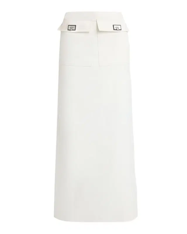 Turn-Lock Pocket Maxi Skirt