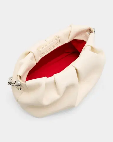 Christian Louboutin Eva Small Pleated Shoulder Bag in Nappa Leather | Thumbnail 6 Christian Louboutin Eva Small Pleated Shoulder Bag in Nappa Leather | Thumbnail 6