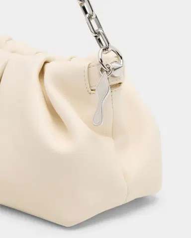 Christian Louboutin Eva Small Pleated Shoulder Bag in Nappa Leather | Thumbnail 8 Christian Louboutin Eva Small Pleated Shoulder Bag in Nappa Leather | Thumbnail 8
