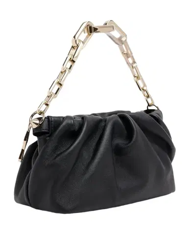 Christian Louboutin Eva Small Pleated Shoulder Bag in Nappa Leather | Thumbnail 1 Christian Louboutin Eva Small Pleated Shoulder Bag in Nappa Leather | Thumbnail 1