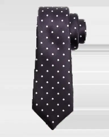 Tom Ford Men's Polka Dot Mulberry Silk Tie | Thumbnail 2 Tom Ford Men's Polka Dot Mulberry Silk Tie | Thumbnail 2