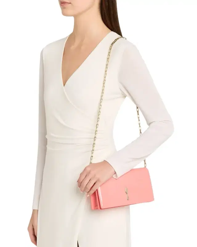 Christian Louboutin Bettina Patent Leather Clutch Bag