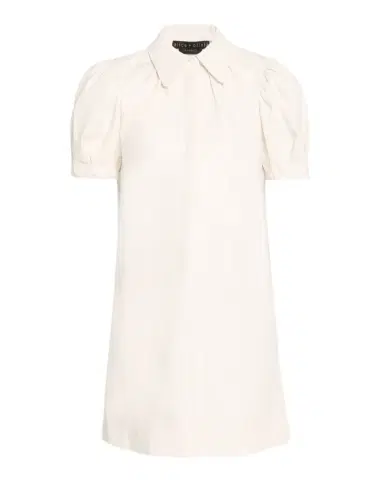 Alice + Olivia Jem Vegan Leather Puff-Sleeve Shirtdress | Thumbnail 1