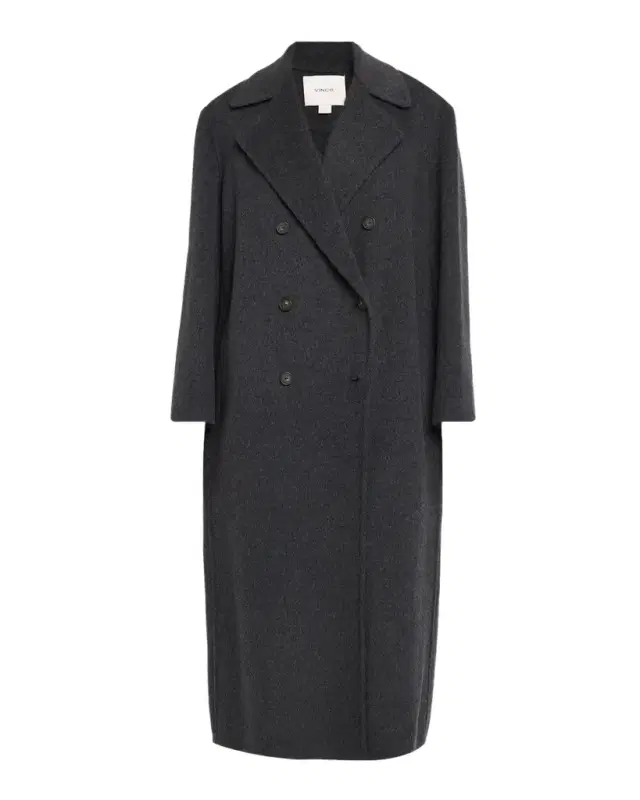 Vince Cashmere-Blend Double-Breasted Coat