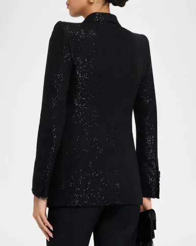 TOM FORD Sequined Single-Breasted Blazer Jacket | Thumbnail 2