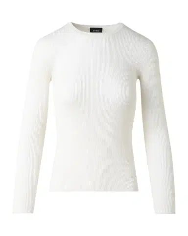 Akris Silk Cotton Rib Crewneck Sweater | Thumbnail 1