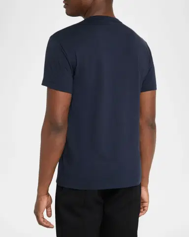 Valentino Garavani Men's Jersey Embroidered Moonogram T-Shirt | Thumbnail 3