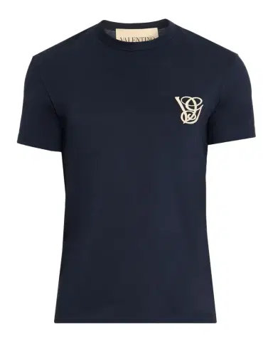Valentino Garavani Men's Jersey Embroidered Moonogram T-Shirt | Thumbnail 1