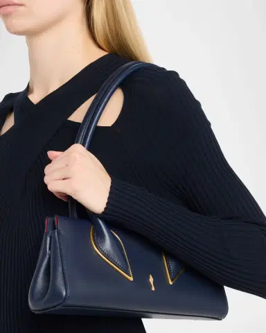 Christian Louboutin Venus Calf Leather Baguette Shoulder Bag | Thumbnail 2 Christian Louboutin Venus Calf Leather Baguette Shoulder Bag | Thumbnail 2
