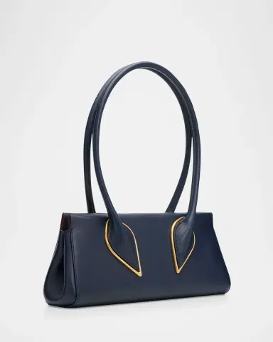 Christian Louboutin Venus Calf Leather Baguette Shoulder Bag | Thumbnail 3 Christian Louboutin Venus Calf Leather Baguette Shoulder Bag | Thumbnail 3