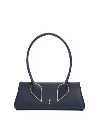 Christian Louboutin Venus Calf Leather Baguette Shoulder Bag | Thumbnail 1 Christian Louboutin Venus Calf Leather Baguette Shoulder Bag | Thumbnail 1
