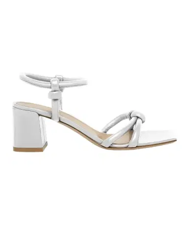 Gianvito Rossi Leather Knot Ankle-Strap Sandals | Thumbnail 1