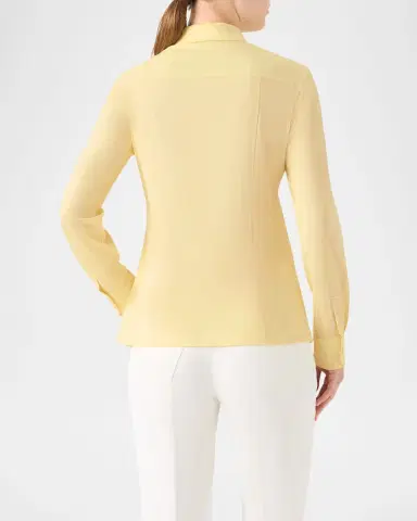 Akris Stretch Poplin Button-Front Shirt | Thumbnail 3
