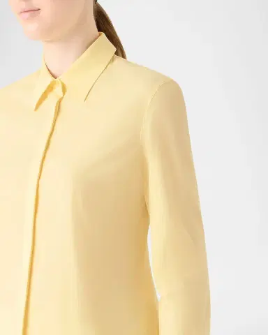 Akris Stretch Poplin Button-Front Shirt | Thumbnail 5