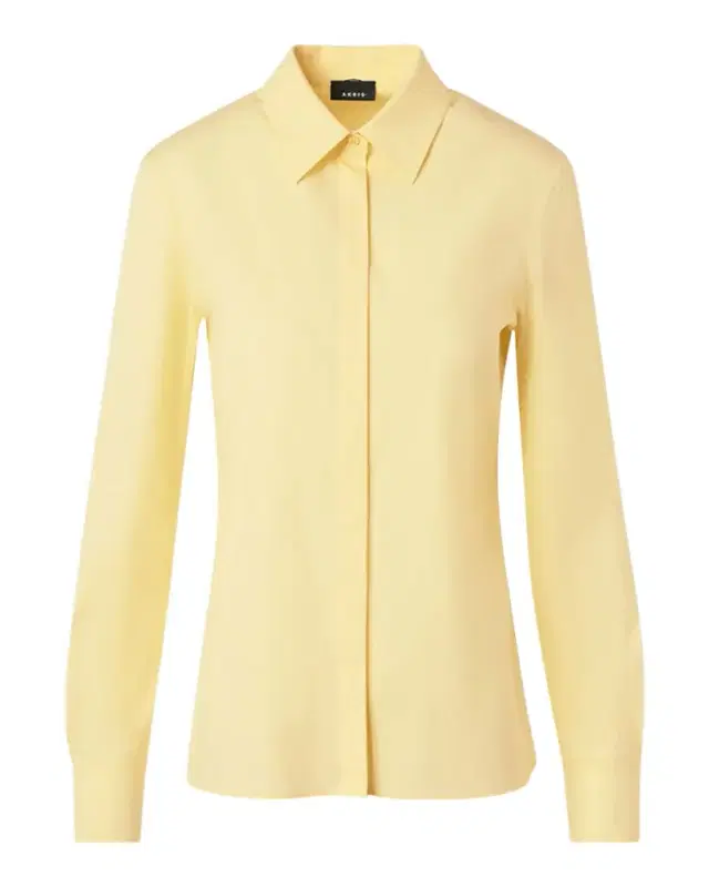 Stretch Poplin Button-Front Shirt