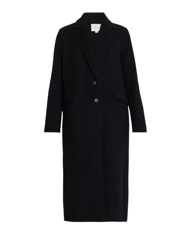 Vince Cashmere-Wool Single-Breasted Coat