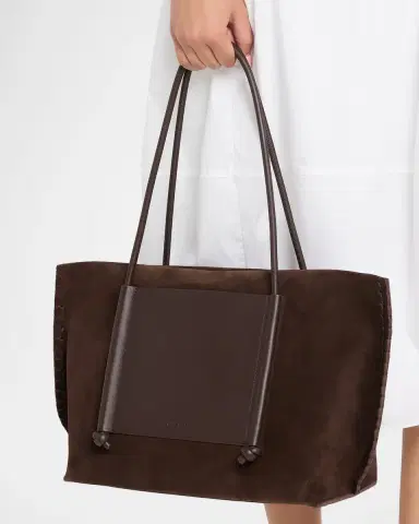 Cult Gaia Rylie Blanket-Stitch Suede Tote Bag | Thumbnail 2 Cult Gaia Rylie Blanket-Stitch Suede Tote Bag | Thumbnail 2