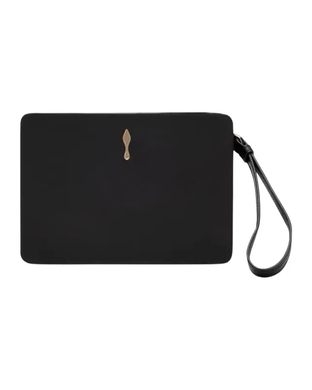 Christian Louboutin Bettina Small Nappa Leather Wristlet Pouch Bag
